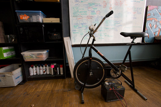 Bike-powered generator