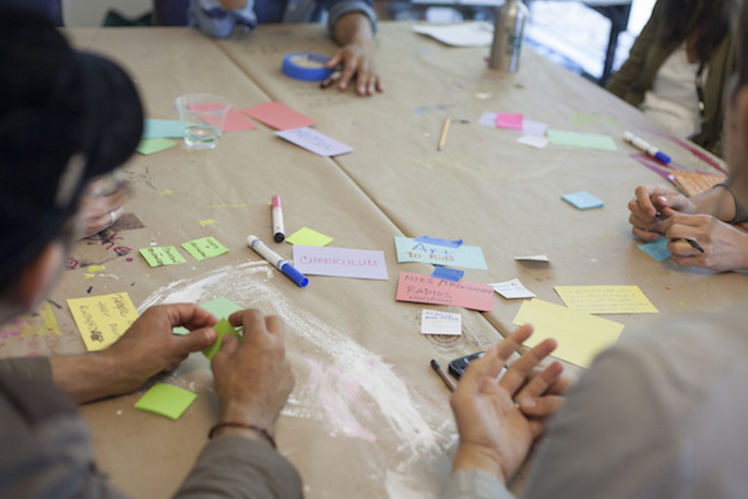 A practice space at AMC 2015