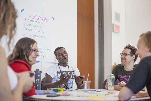 participants at an AMC2014 session
